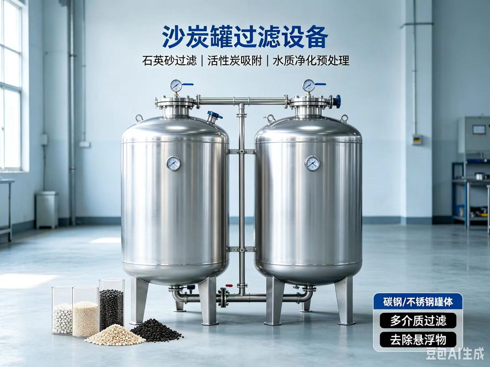 石英砂+活性炭过滤罐